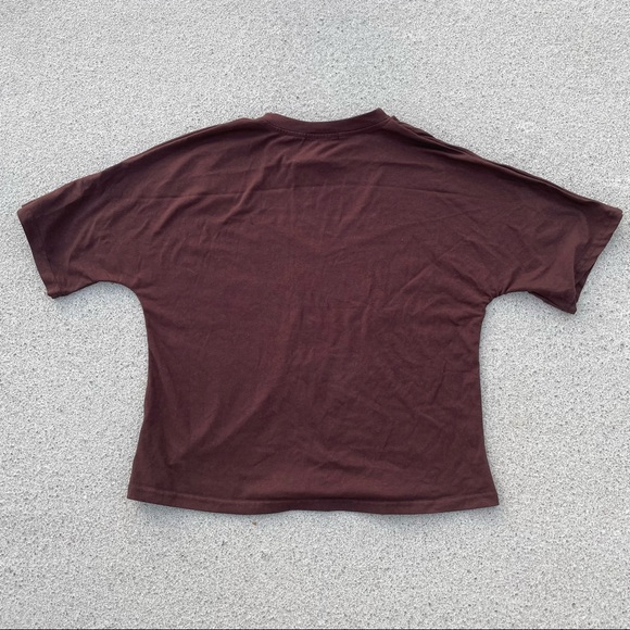 Brown v neck shirt - Picture 5 of 5